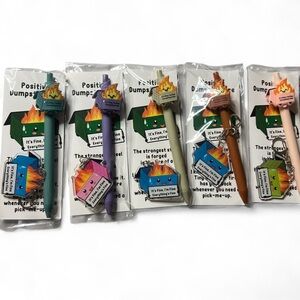 Support My Daughters Entrepreneurship🩷CHOOSE 1! Positive Dumpster Fire Pen Set